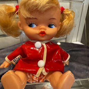 Vintage Dream Doll by Dankin‎ Girl with Red Coat
